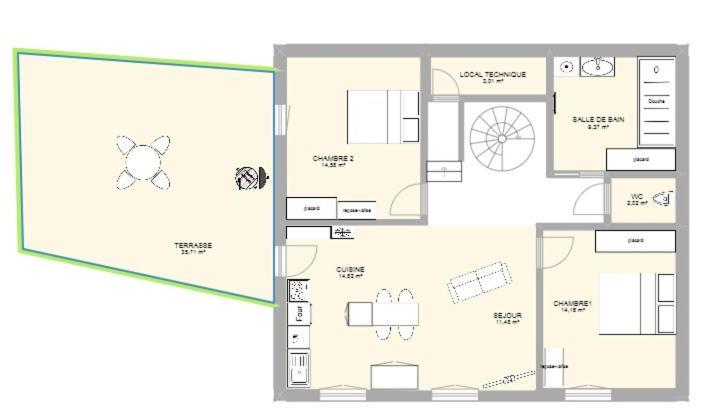 Appartement Les Tuileries De Lencieux à Gigondas Extérieur photo